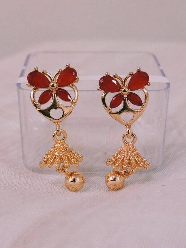Fancy New Trending Rose Gold Earrings – For Girls & Women [PID:12]