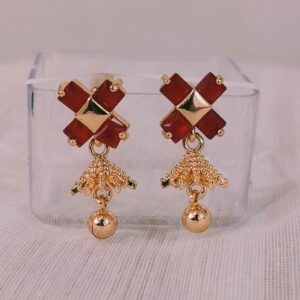 Fancy New Trending Rose Gold Earrings – For Girls & Women [PID:3]