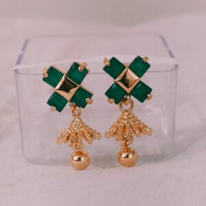 Fancy New Trending Rose Gold Earrings – For Girls & Women [PID:4]