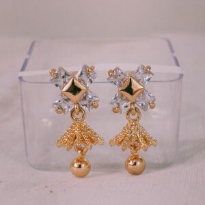 Fancy New Trending Rose Gold Earrings – For Girls & Women [PID:6]