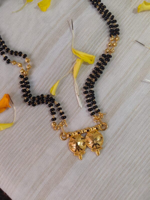 Elegant Two-Line Mangalsutra – A Symbol of Grace & Love [PID:19]