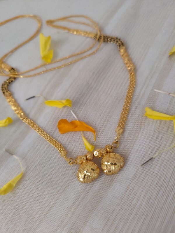 Gold Plated Maharashtrian Vati Mangalsutra [PID:24]